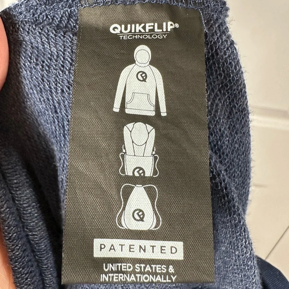 Quikflip Hero Hoodie in Pacific Navy - Picture 5 of 9